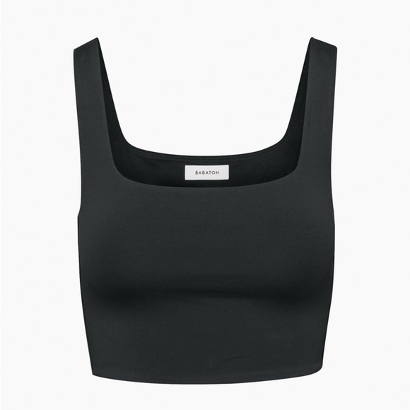 Aritzia Babaton Contour Squareneck Tank in Black - Picture 2 of 4